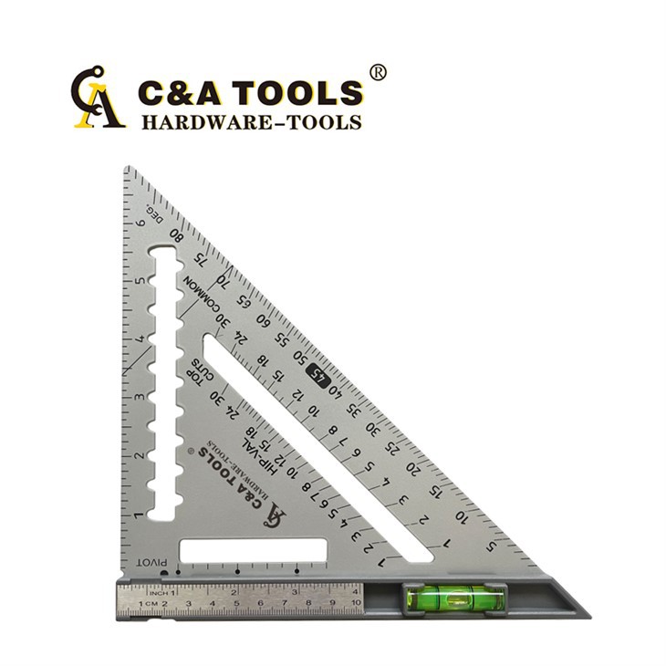 Iron Multifuncional Triangle Ruler